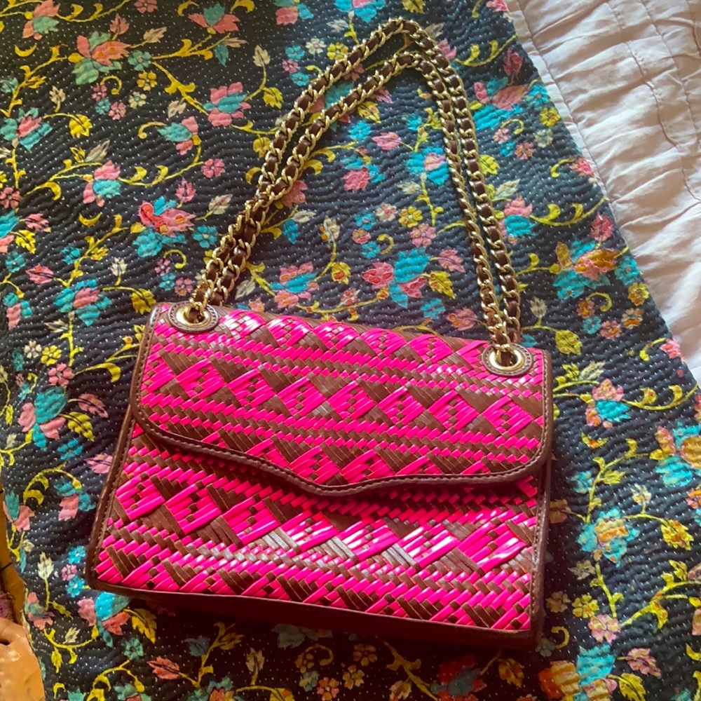 Rebecca Minkoff shoulder Bag neon pink